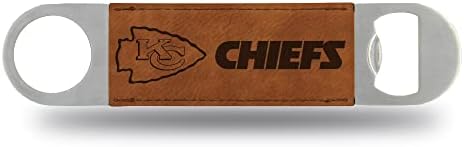 Rico Industries NFL Laser Engraved Bar Blade Faux Leather Laser Engraved Bar Blade - Great Beverage Accessory for Game Day - Image 7