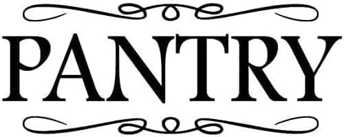 AK Traders Inc - Pantry Vinyl Wall Decal | Kitchen Decor | Wall Art Quote | Black Letter Print | Modern Style | Waterproof | Size: 8" *White Background* | Adults | All Seasons - Image 4