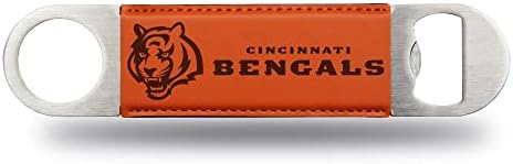 Rico Industries NFL Laser Engraved Bar Blade Faux Leather Laser Engraved Bar Blade - Great Beverage Accessory for Game Day - Image 7