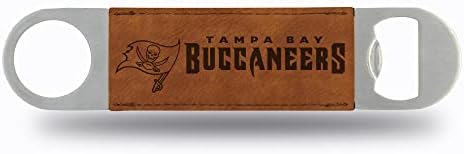 Rico Industries NFL Laser Engraved Bar Blade Faux Leather Laser Engraved Bar Blade - Great Beverage Accessory for Game Day - Image 7