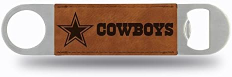 Rico Industries NFL Laser Engraved Bar Blade Faux Leather Laser Engraved Bar Blade - Great Beverage Accessory for Game Day - Image 7