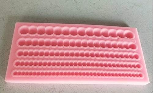 PRZY Silicone Mold Pearls Wedding Christmas Fondant Cake Decoration DIY Chocolate Mold - Image 3