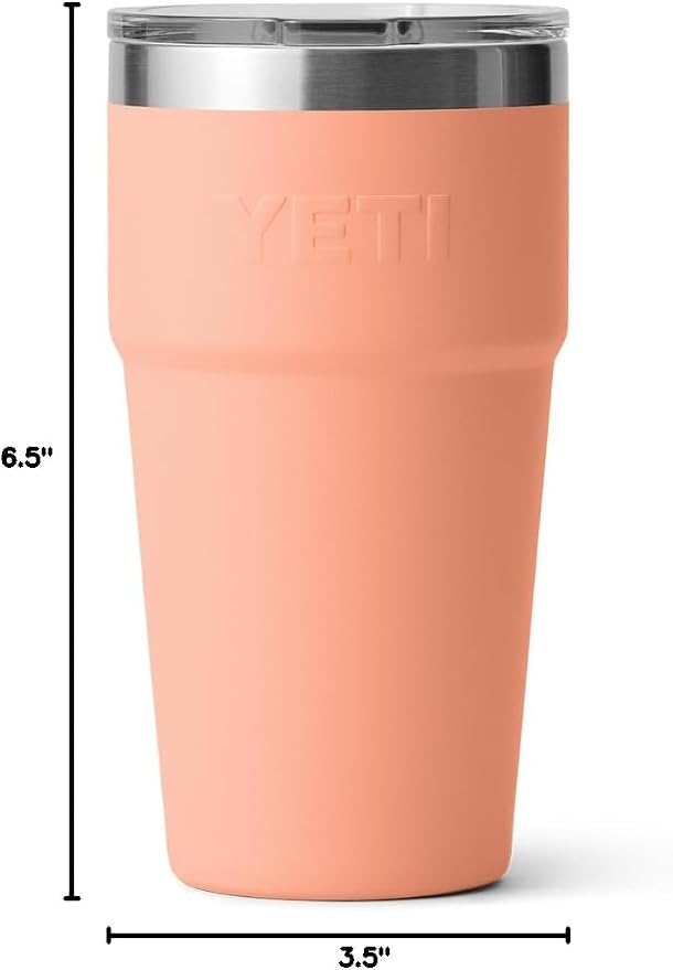 YETI Rambler 20 oz Stackable Tumbler, Stainless Steel, Vacuum Insulated with MagSlider Lid - Image 10