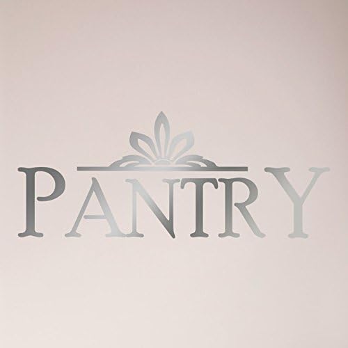 22"x12" Pantry Sign Embellishment Sign Kitchen Door Food Wall Decal Sticker Art Mural Home Décor by WallPressions