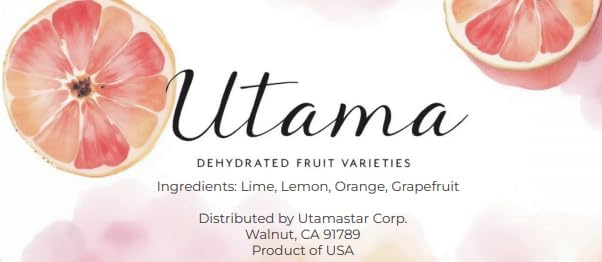 Utama Dehydrated Citrus - 100+ Pieces Dried Lemon/Lime/Orange/Grapefruit - Cocktail/Food Garnishing - Citrus Potpourri - Mixed Dried Fruit Box (100) - Image 4