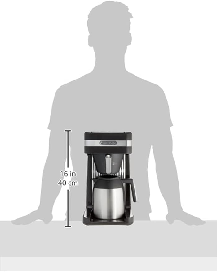 BUNN 55200 CSB3T Speed Brew Platinum Thermal Coffee Maker Stainless Steel, 10-Cup, Black - Image 3