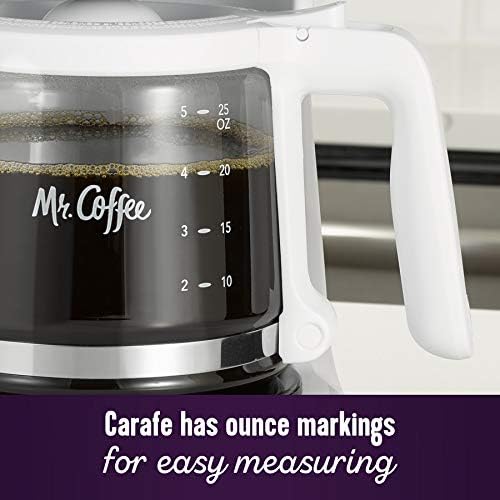 Mr. Coffee 2134286 ® 5-Cup Mini Brew Switch Coffee Maker, White - Image 7