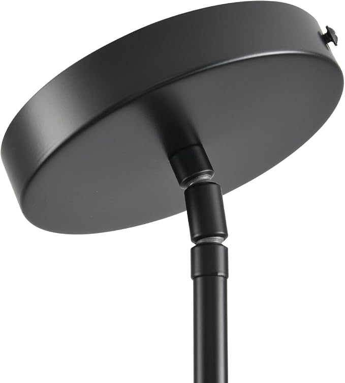 Black Pendant Lights Kitchen Island - Seeded Glass Pendant Light Fixture Multiple Stems Rods 3 Units 12 Inch 3 Units 4 Inch (2 Pack Black Seeded Downrod) - Image 9