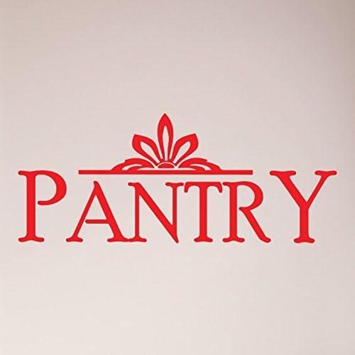 22"x12" Pantry Sign Embellishment Sign Kitchen Door Food Wall Decal Sticker Art Mural Home Dรฉcor by WallPressions