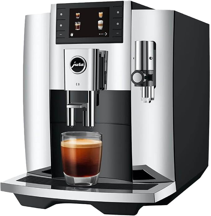 Jura 1564699 E8 Automatic Coffee Machine - Chrome - Certified Factory Refurbished | Chrome, Factory - Image 8