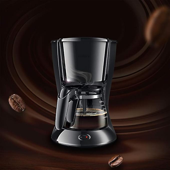 Coffee Maker, Household Drip Coffee Machine for Easy Brewing, Mini Coffee Maker & Brewed Tea Maker, Durable Metal Design, Perfect for Home or Office Use - Image 5