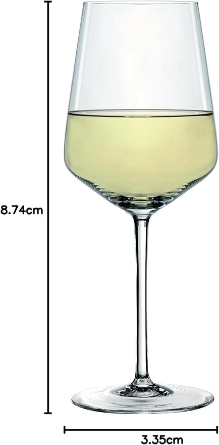 Spiegelau Style Crystal White Wine Glasses Gift Set, Elegant Stemmed Wine Glasses, Stylish Glassware for Dinner Party, Home Bar, Wedding Gifts, Birthday Gifts, Hosting Essentials, 15.5 oz, Set of 4 - Image 14