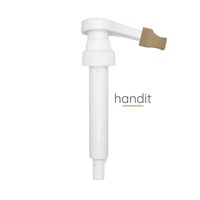 Handit - Coffee Syrup Pump Covers | Caramel Color Rubber Silicone | Keep Syrups Preserved and Clean, Keep Counters, Bottles Clean | Fits Pumps for Torani, DaVinci, Skinny, Monin | 10-Pack