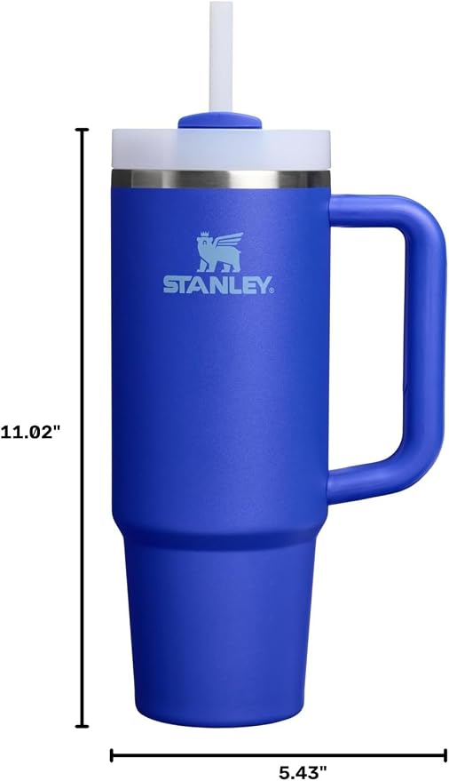 STANLEY Quencher H2.0 Flow State Tumbler, 30 oz, Cobalt | Handle and Straw | 3-Position Lid | Cup Holder Compatible for Travel | Insulated Stainless Steel Cup | BPA-Free - Image 12