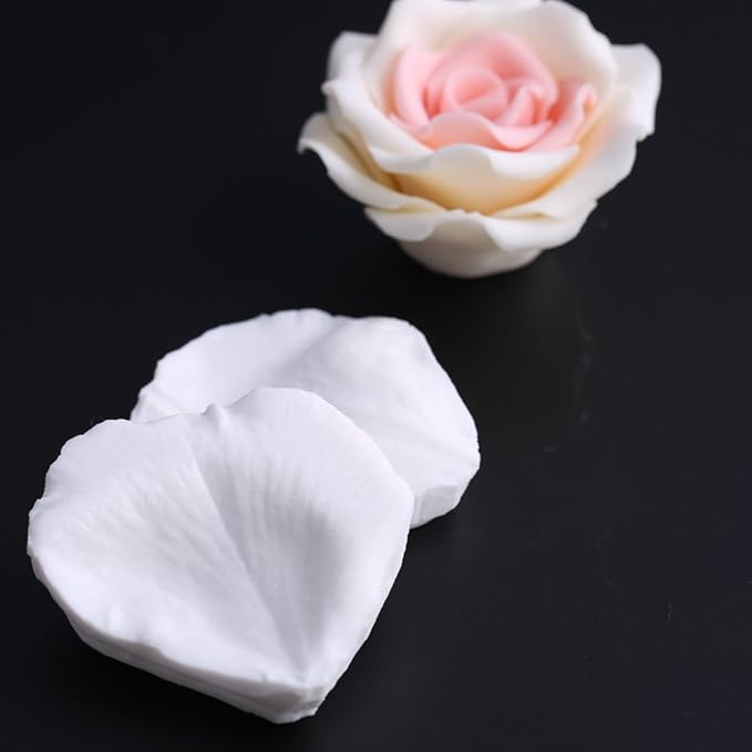 SK 3D Rose Petals Silicone Mold Fondant Chocolate Molds Baking Cookie Moulds Soap Decorating Molds