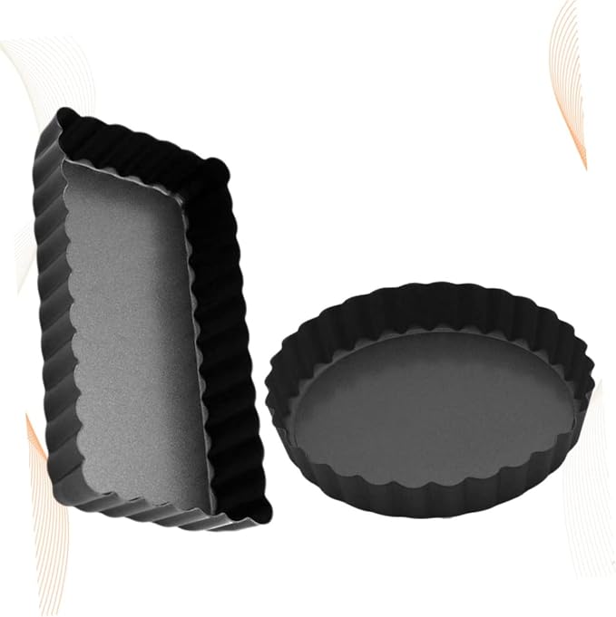 Garneck 6pcs Non-stick Baking Pan Tart Pans Molds for Cakes Tarts and Pizza Unique Coating for Easy Release and Cleanup - Image 9