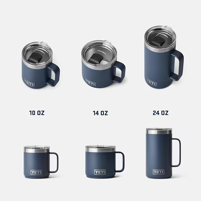 YETI Rambler 24 oz Mug, Vacuum Insulated, Stainless Steel with MagSlider Lid - Image 9