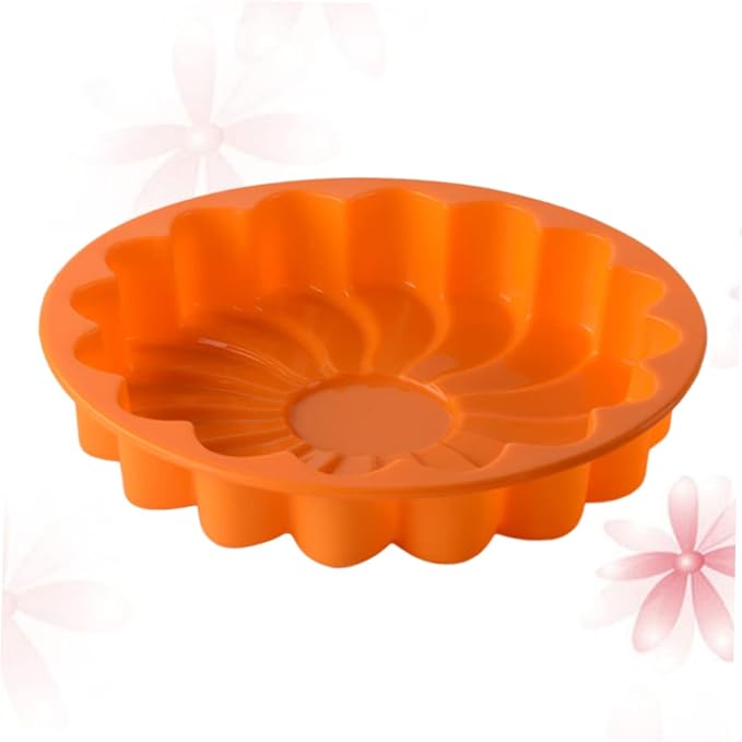 COLLBATH Thickened Large Silicone Cake Molds Diy Baking Molds Flower Cake Mould Easy Release Random Color - Image 9