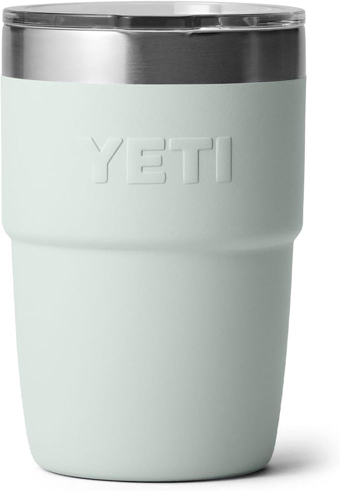 YETI Rambler 8 oz Insulated Coffee Mug with Lid - Stackable Double-Wall Vacuum Insulated Coffee Cup - DuraSip Ceramic Lining - Barista-Friendly Design - Stainless Steel - Dishwasher Safe - Image 6