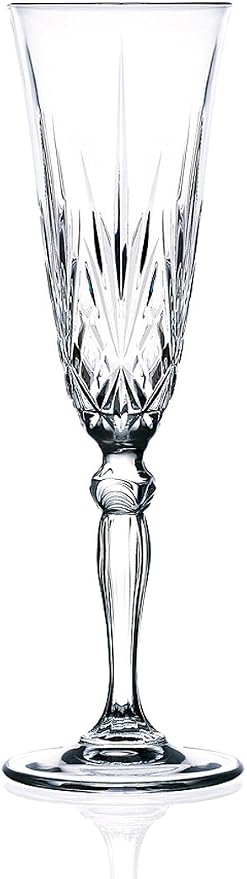 Lorenzo RCR Crystal Melodia Collection Champagne Flutes Glass Set - Image 2