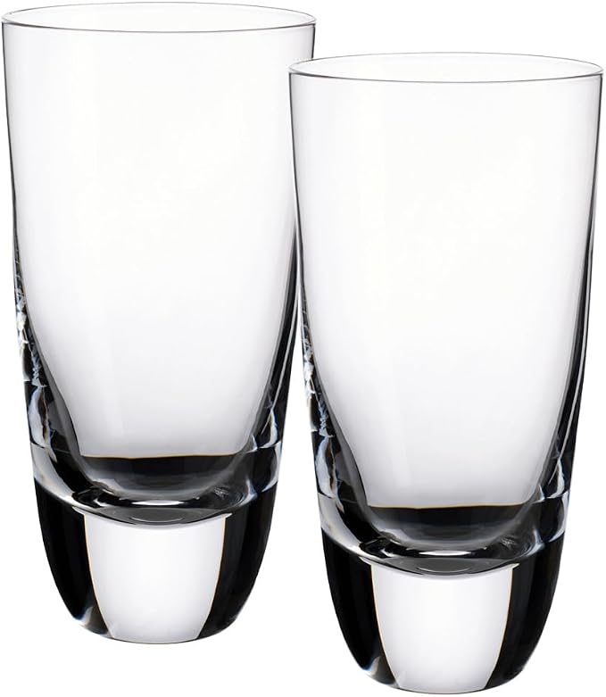 American Bar Highball Tumbler Set of 2 by Villeroy & Boch - Premium 100% Lead Free Crystal Glass - Dishwasher Safe - Perfect for Cocktails and Entertaining - 14.5 Ounce Capacity by Unknown