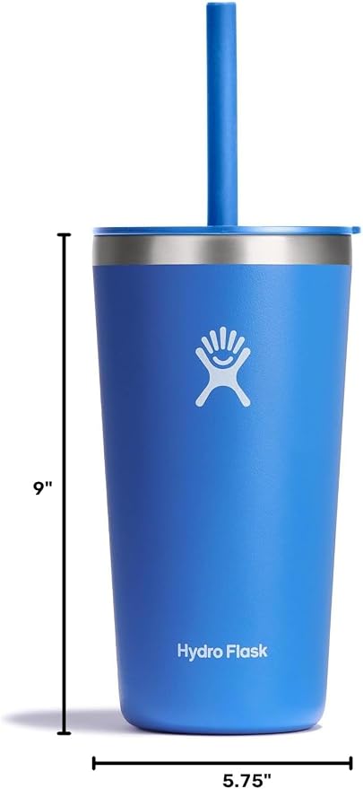 Hydro Flask All Around Tumbler Straw Lid, Insulated Travel Mug, Stainless Steel Coffee Cup 20 Oz Cascade - Image 3