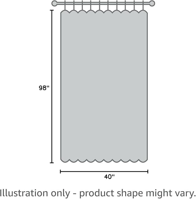 Extra Wide W98 inches Red Velvet Window Valances, 1 Panel | Christmas Window Decoration, Heavy Thick Waterfall Drapes for Theater, Tier Half Window, Dining Room - Image 7