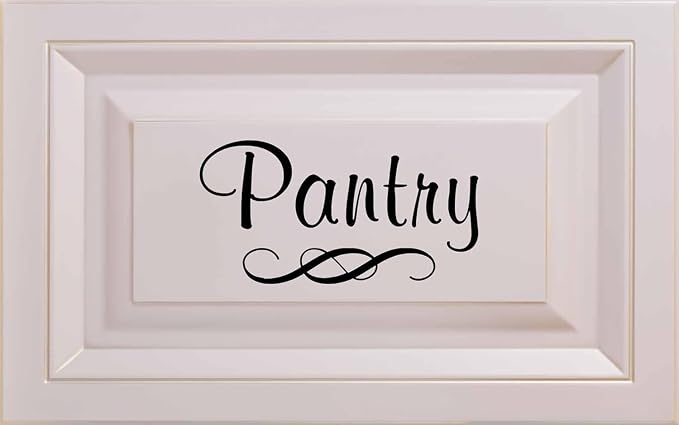 AG Pantry Room Door Sign Sticker Pantry Room Decal Art Quote Decor for Home Kitchen Restaurant Coffee Shop Store Office 8.5x4.3 Inch - Image 6