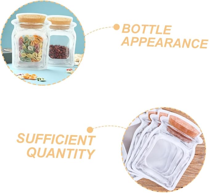 ERINGOGO 50pcs Small Self-sealing Snack Wrapping Pouches Creative for Cookies Baked Goods and Candy Decorative Food Storage Bags for and Treats - Image 9