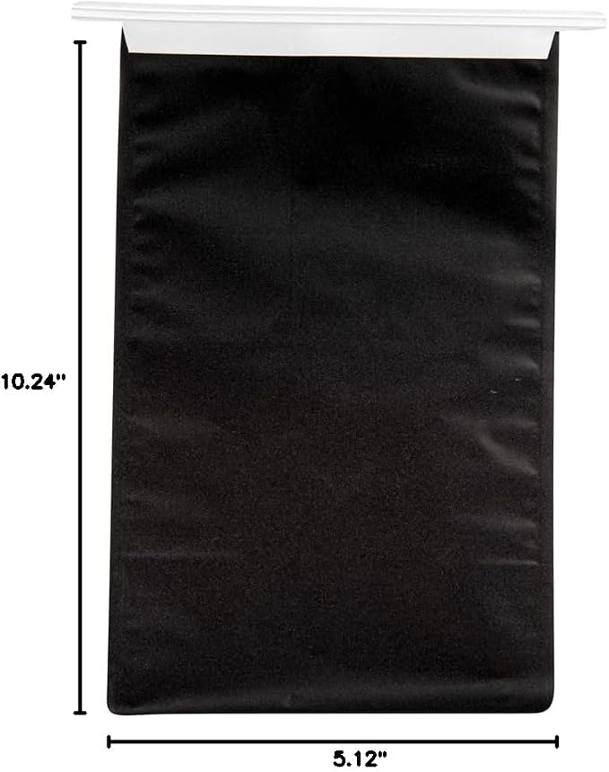 Restaurantware Black Paper Cotton Tin Tie Bag, 100 Pack - Image 15