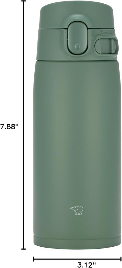 Zojirushi SM-VH48-GM GoCafe Insulated Stainless Steel Mug, 16-Ounce (.48 liter), PFAS-free & BPA-free - Image 6