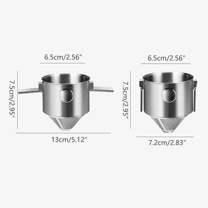 Paperless-Coffee Filter Cone -Dripper For Home-Travelling And Camping Reusable Filter Coffee-dripper Stainless Steel