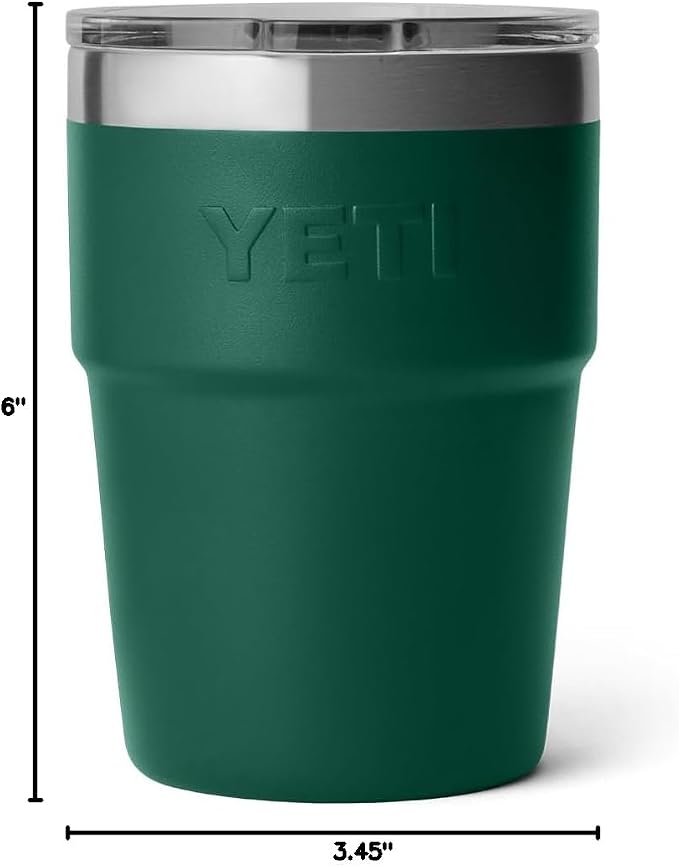 YETI Rambler 16 oz Stackable Tumbler, Vacuum Insulated, Stainless Steel with MagSlider Lid | Stackable - Image 10