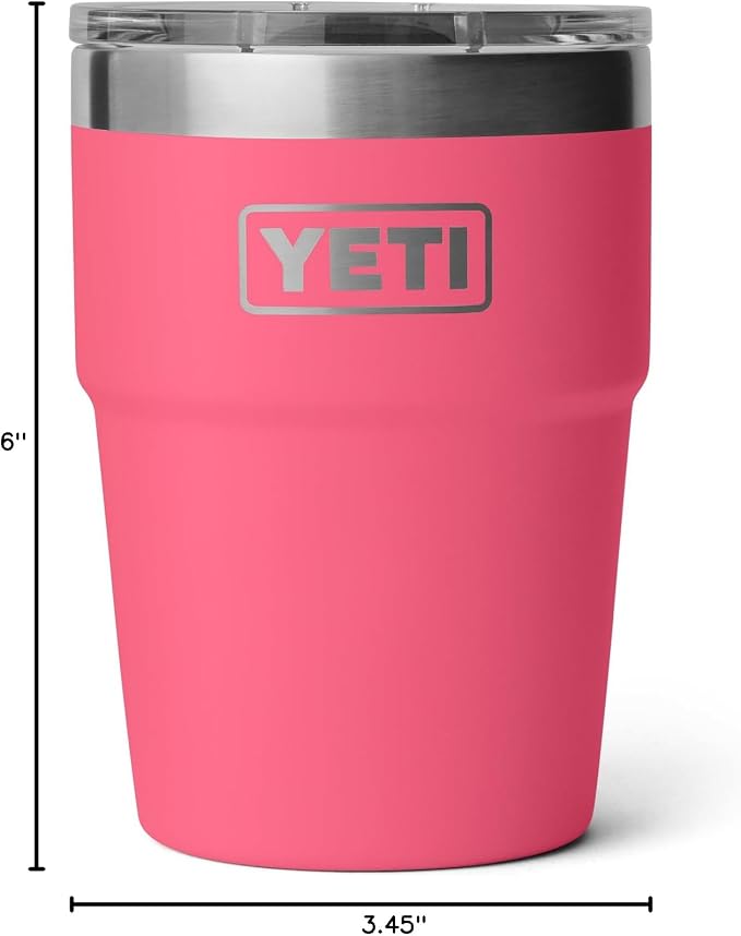 YETI Rambler 16 oz Stackable Tumbler, Vacuum Insulated, Stainless Steel with MagSlider Lid | Stackable - Image 9