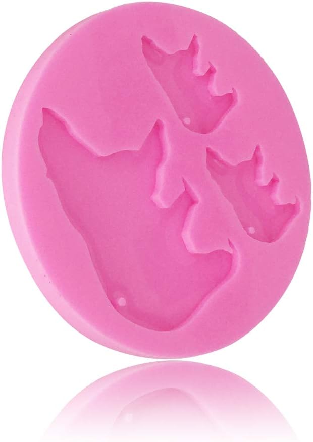 Cute Bear Baby Mom Keychains Silicone Mold DIY Pudding Chocolate Handmade Ice Cream Crystal Gum Paste Ice Cube Candy Fondant Mold Soap Mould Jelly Shots Cupcake Cake Topper Decoration Desserts - Image 3