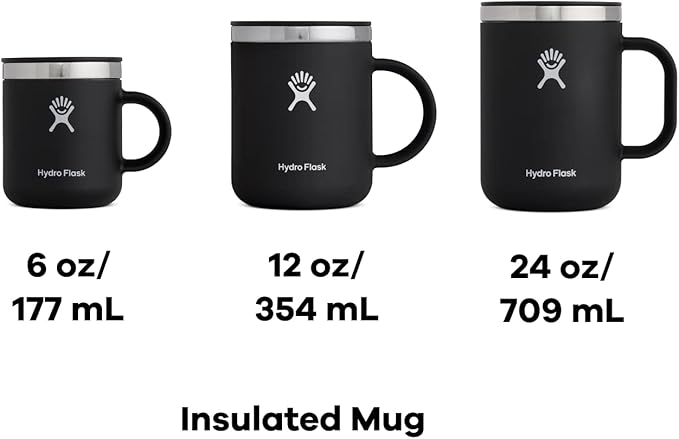 Hydro Flask Coffee Mug – Insulated Stainless Steel, Non Spill, Leak Resistant Travel Mug 12 Oz Mermaid Green - Image 7