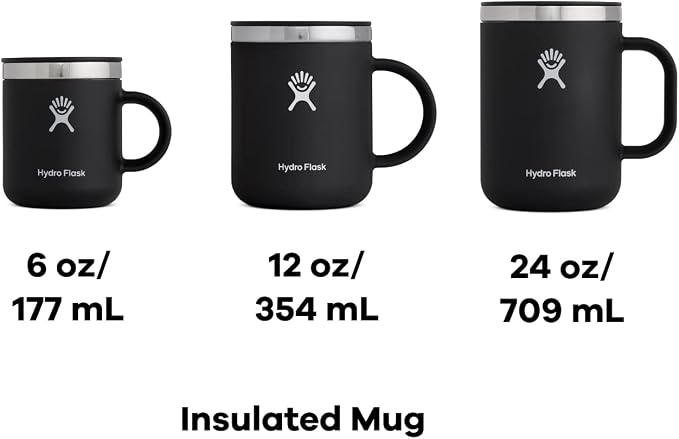 Hydro Flask Coffee Mug – Insulated Stainless Steel, Non Spill, Leak Resistant Travel Mug 24 Oz Birch Gray - Image 7