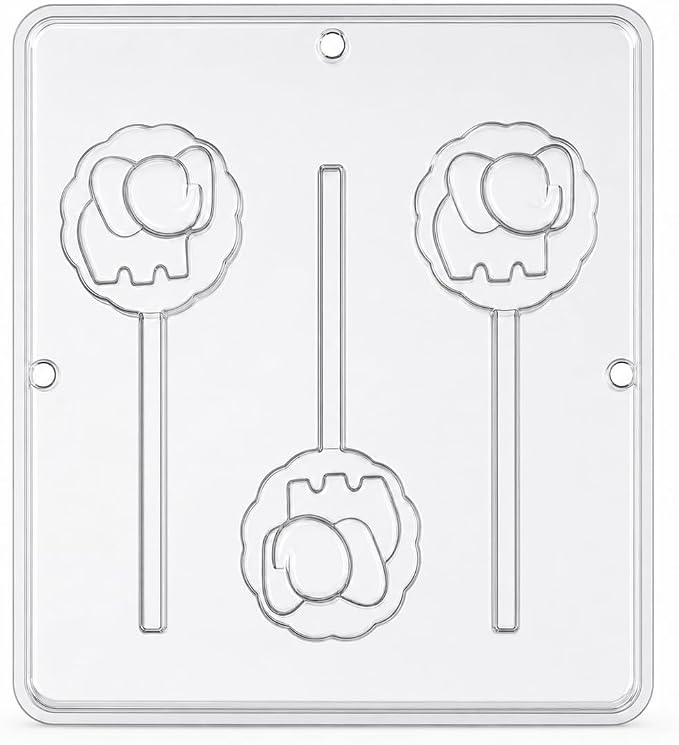 Baby Elephant Lollipop Chocolate Candy Mold 697 - Image 8