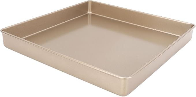Carbon Steel Baking Sheet Non Stick | 9.6” x 8.2” Oven Tray for Puff Pastry/Cupcakes/Cookies | Quick Heat Distribution Pan for Even Baking | 2 Measurements (11.2” x 11.2”) (Type 2) - Image 9