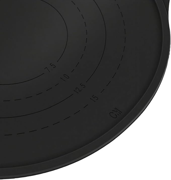 Silicone Bread Sling Non Stick Sourdough Bread Baking Mat Dutch Oven Accessory for Baking Long Handle Lifter (Black) - Image 9