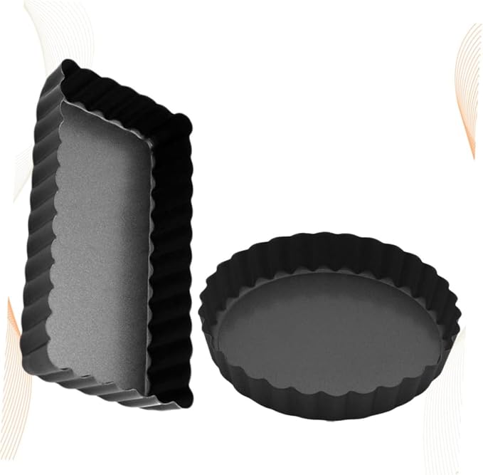 SECFOU 2pcs Non-stick Baking Tray and Cake Molds for Tarts Quiches and Desserts for Home and - Image 9