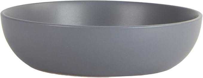 10 Strawberry Street Wazee Matte 9"/48oz Serving Bowl, Set of 2, Charcoal - Image 5