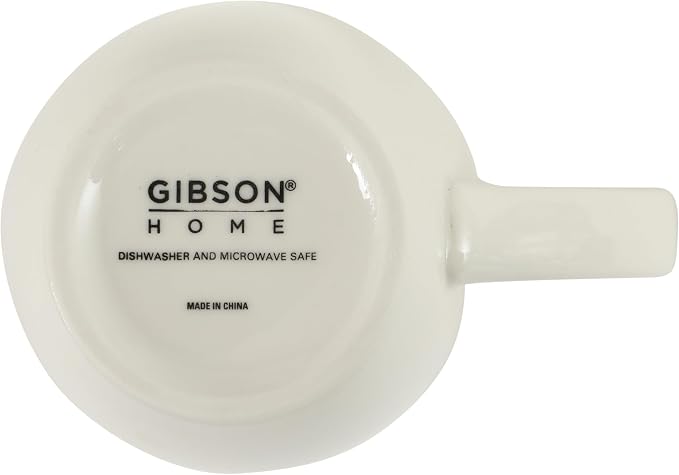 Gibson Home Great Essentials 12 Ounce Porcelain Coffee Mugs - Set of 12 - Cups for Latte, Hot Tea, Cappuccino, Mocha, Espresso, Cocoa - Image 7