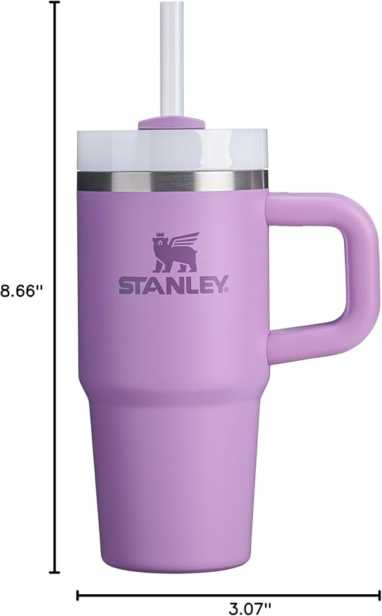 STANLEY Quencher H2.0 Flow State Tumbler, 14 oz, Lilac | Handle and Straw | 3-Position Lid | Cup Holder Compatible for Travel | Insulated Stainless Steel Cup | BPA-Free - Image 12