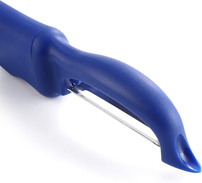 Spring Chef Swivel Potato Peeler with Soft Grip Handle, Set of 2, Sapphire | Premium Vegetable Peeler w/ Sharp Stainless Steel Blades, Multifunctional Food Peeler for Apple, Carrot, Cucumber, Fruit - Image 9