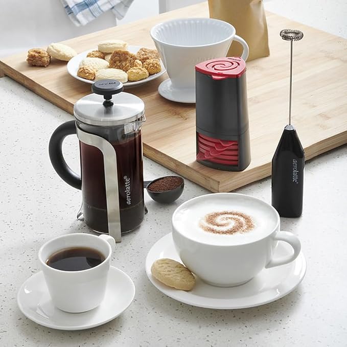 aerolatte Cappuccino Stencil Set, for Latte Coffee Art, Set of 6 Stencils …