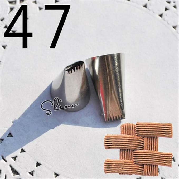 FantasyDay 3-piece Stainless Steel Piping Tips Piping Nozzles Cake Cookies Cupcake Icing Decorating Supplies Decorating Kits Frosting Icing Tips Baking Set Tools (Pattern Chart) #1
