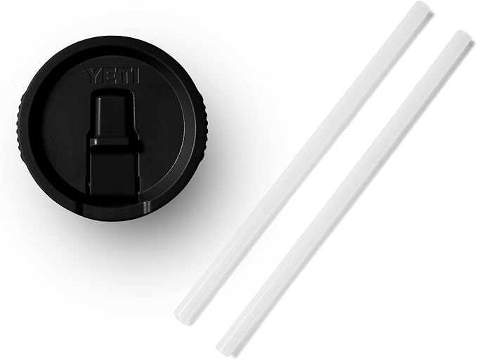 YETI Rambler 20 oz Travel Mug with Flip Straw Lid – Stainless Steel, Vacuum Insulated, Leakproof, Cup Holder Friendly, Black - Image 9
