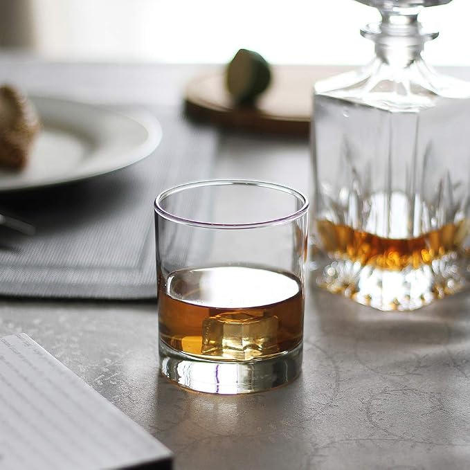Whiskey Glasses,Set of 2,11 oz,Premium Scotch Glasses,Bourbon Glasses for Cocktails,Rock Style Old Fashioned Drinking Glassware,Perfect for Father's Day,Party,Bars,Gift, Restaurants and Home - Image 6