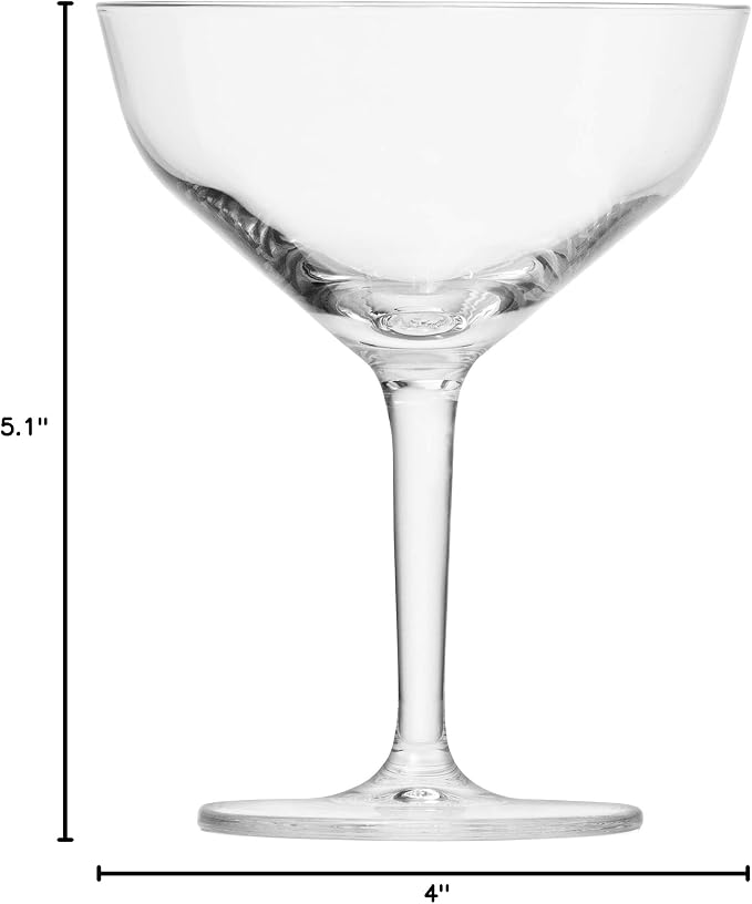 Schott Zwiesel Basic Bar Designed by World Renowned Mixologist Charles Schumann Tritan Crystal Glass, Contemporary Martini Cocktail Glass, 7.6-Ounce, Set of 6 - Image 5